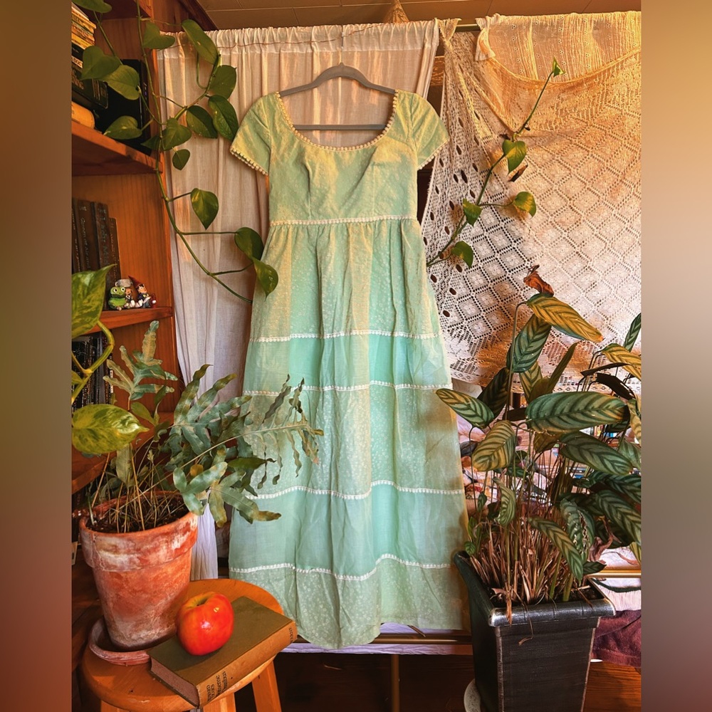 Vintage Empire Waist Gown Handmade